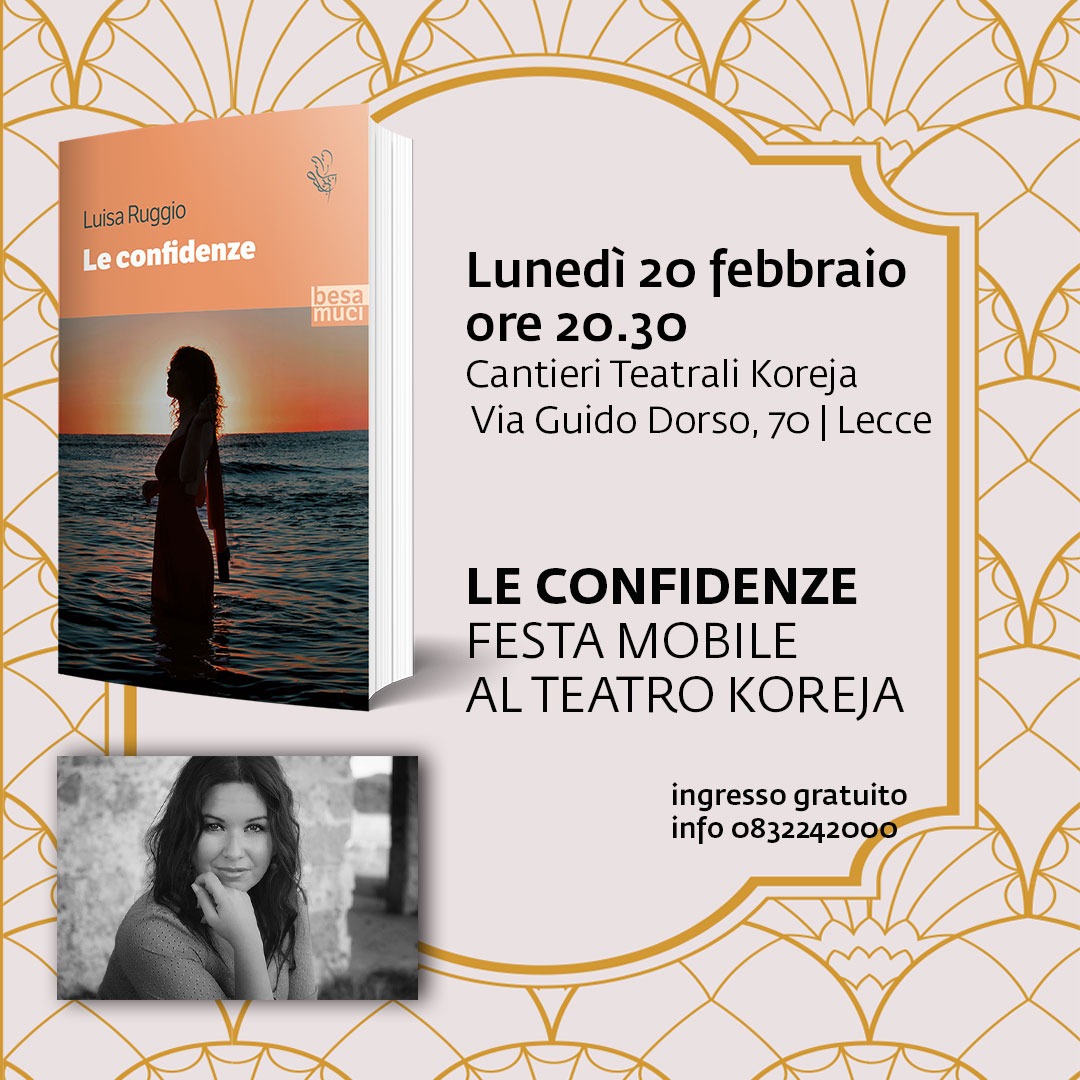 Presentazione “Le Confidenze” Luisa Ruggio 20 febbraio