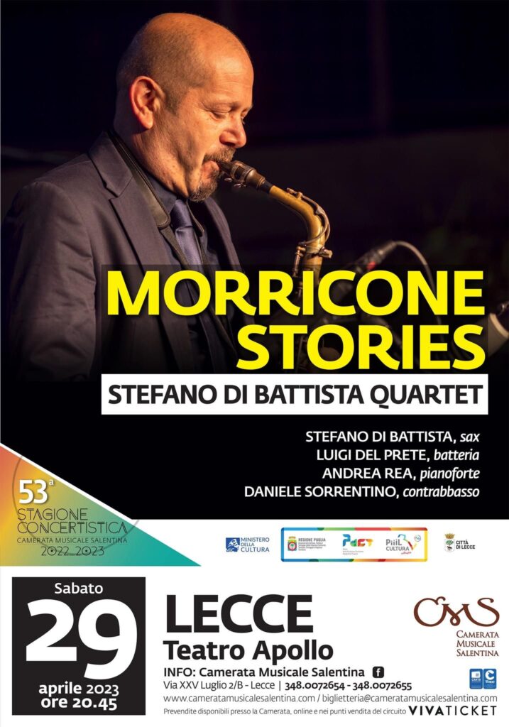 “Morricone Stories” al Teatro Apollo di Lecce