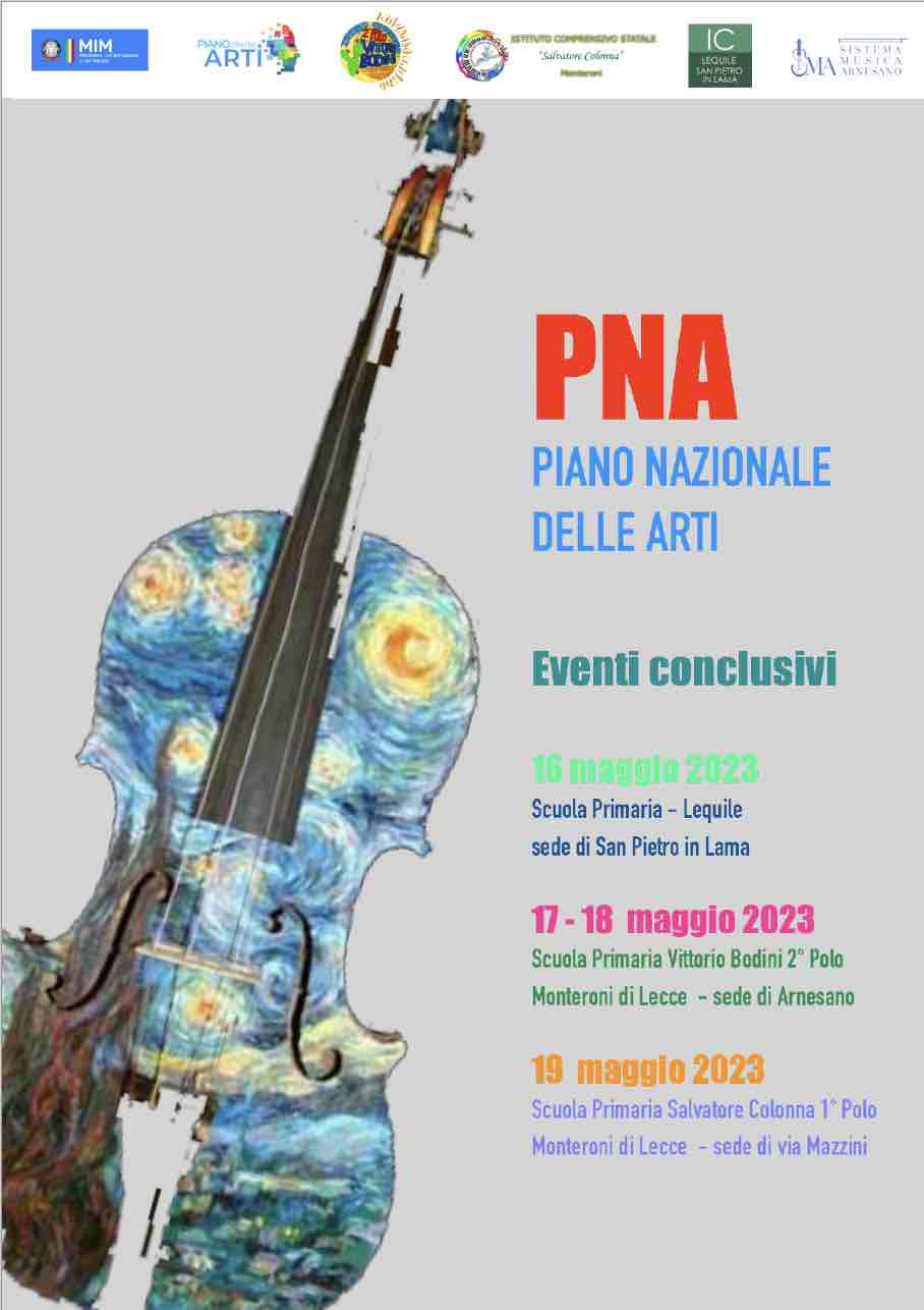 Settimana nazionale della musica a scuola: dal 15 al 20 maggio in tutta Italia la rassegna “La musica unisce la scuola”. Anche a San Pietro in Lama, Arnesano e Monteroni di Lecce