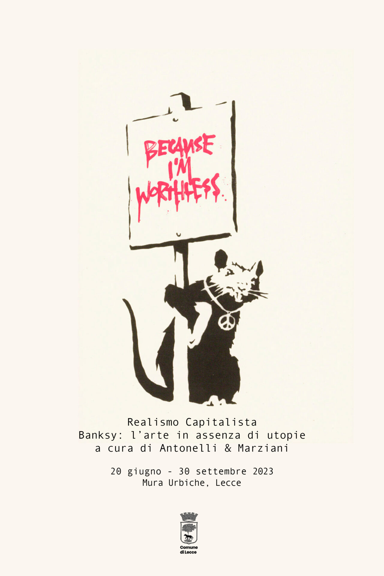 BANKSY DAL 20 GIUGNO AL 30 SETTEMBRE A LECCE LA MOSTRA