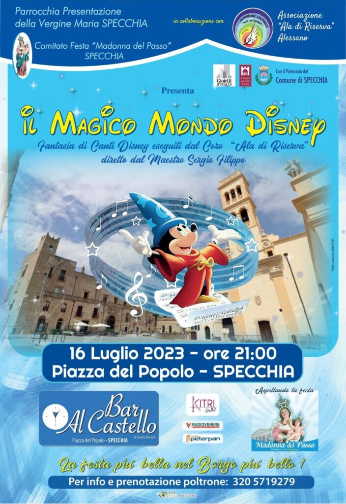 Il Magico Mondo di Disney a Specchia