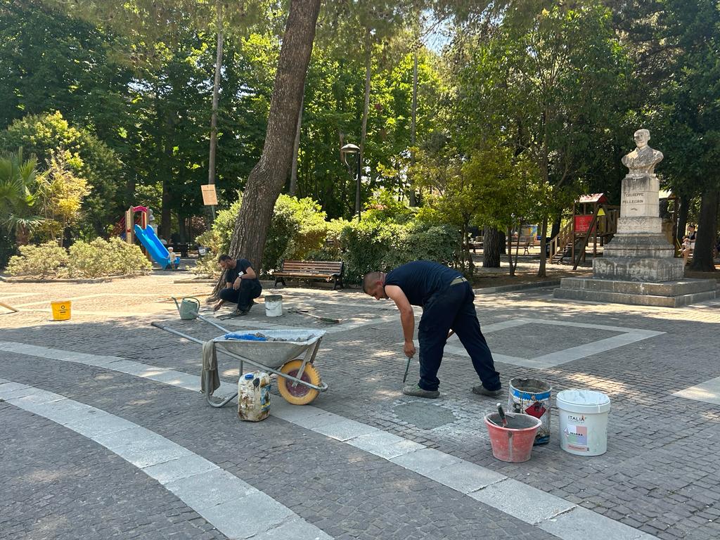 Lavori di manutenzione straordinaria alla Villa Comunale