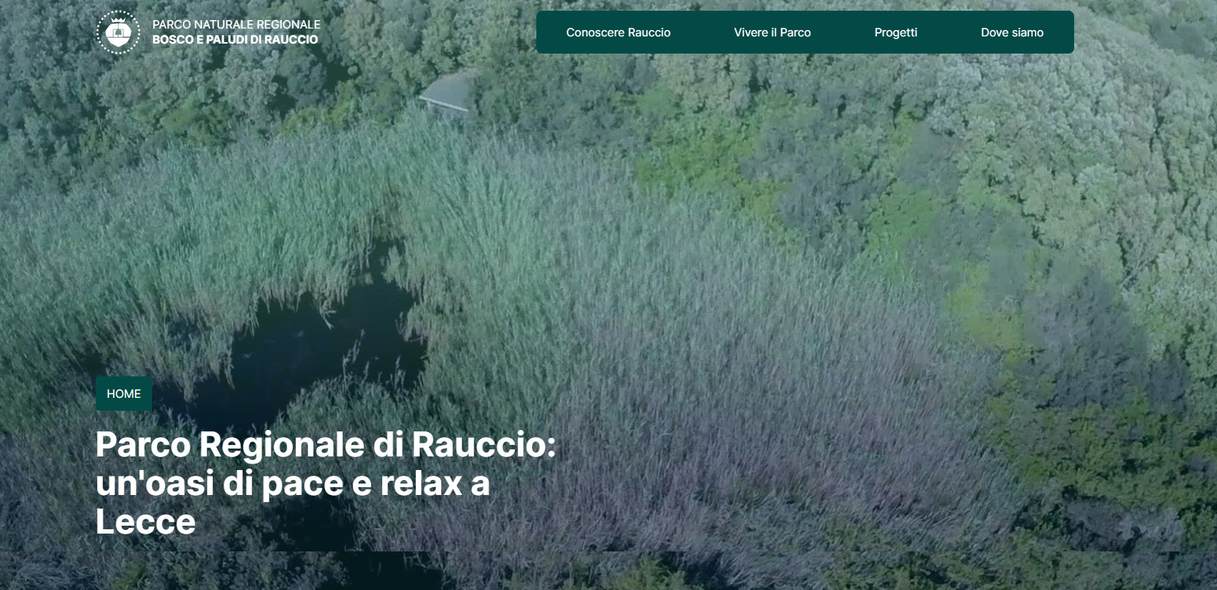 14 di 12.983 Online il sito del Parco Regionale Bosco e Paludi di Rauccio