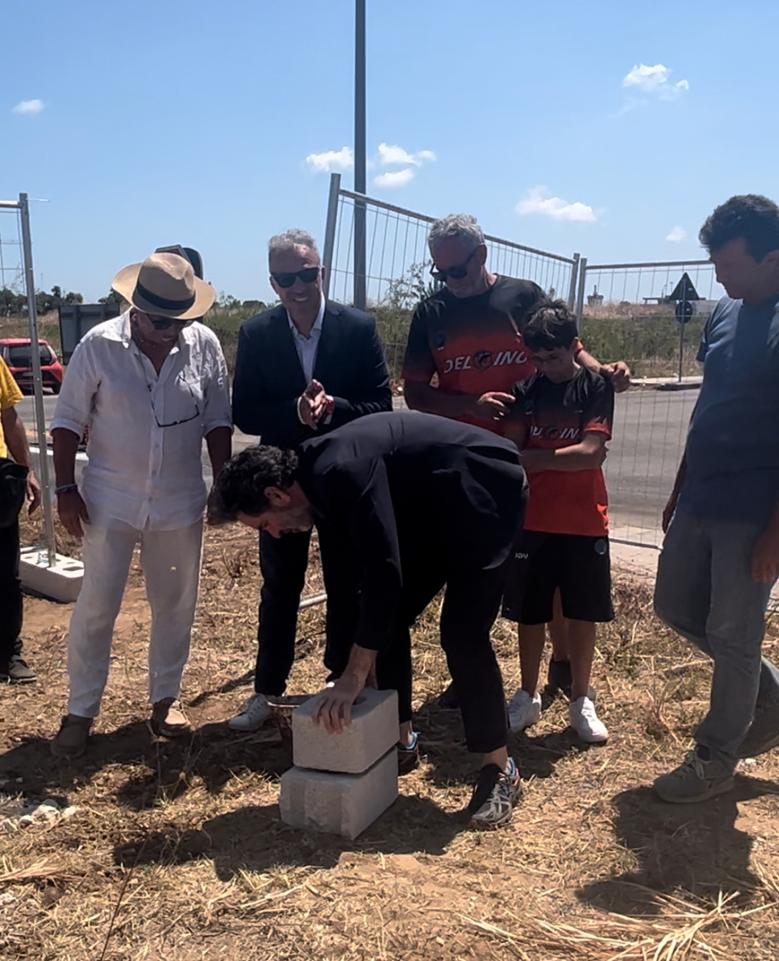 Posa prima pietra palazzetto di via Caduti di Nassiriya: l’impianto sarà dedicato a ginnastica e scherma