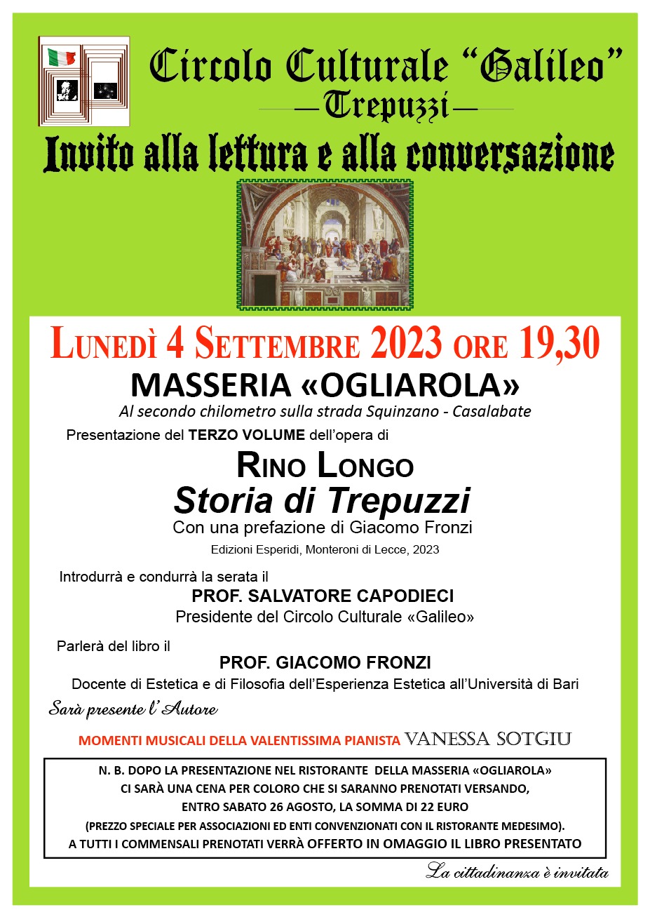 Storia di Trepuzzi Vol. III_ presentazione del libro_4 settembre ’23