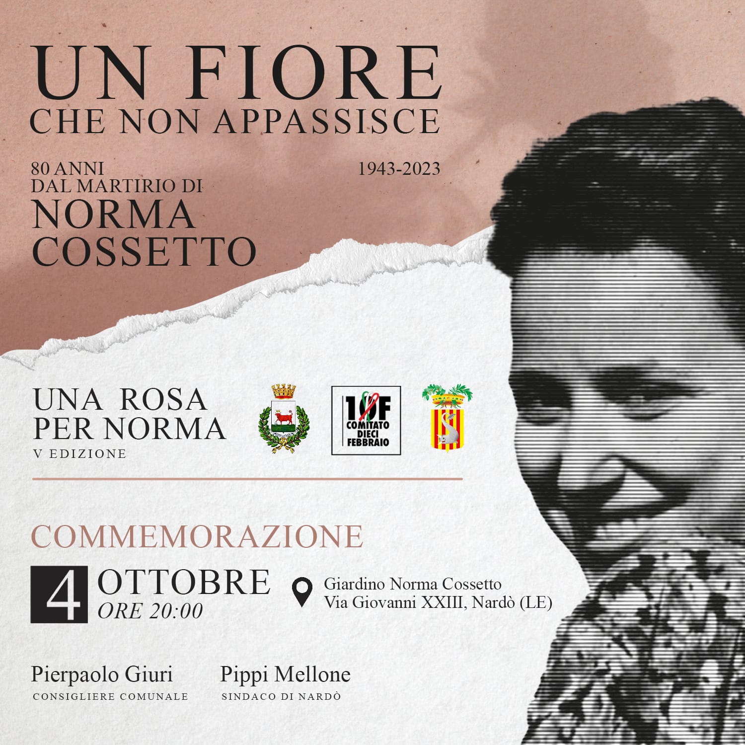 COMMEMORAZIONE DI NORMA COSSETTO