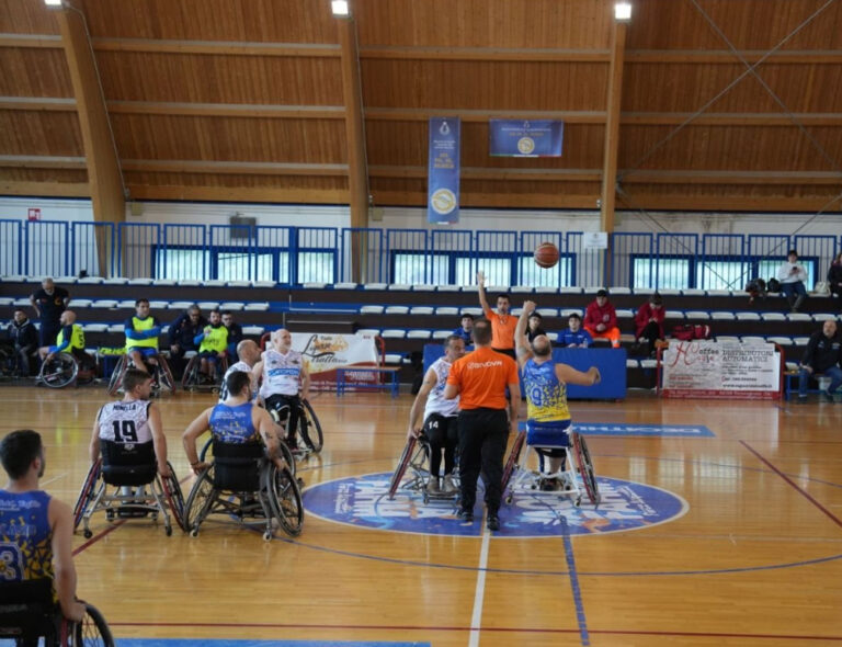 Basket in carrozzina, Serie B: Prima sconfitta stagionale per la Lupiae Team Salento Margy