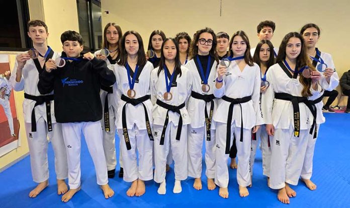 Campionato interregionale Puglia, pioggia di medaglie per il Team Pizzolante Taekwondo