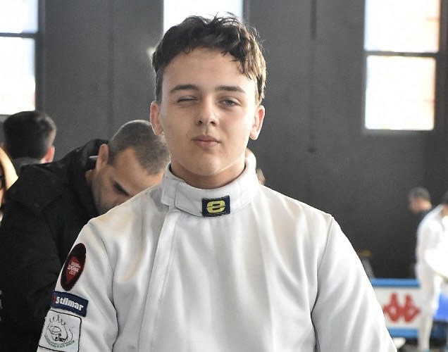 ALDO CRETÌ DELL’ACCADEMIA DI SCHERMA LECCE SI QUALIFICA AGLI ITALIANI DI SPADA