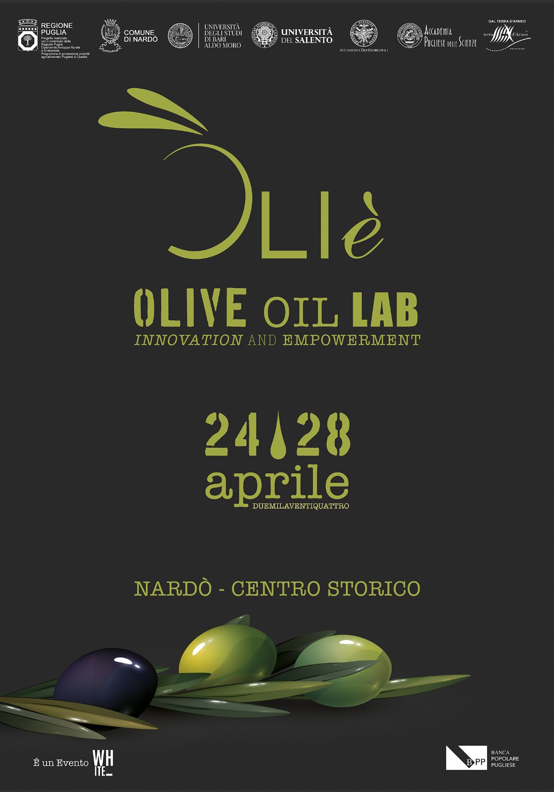 OLIÈ, NARDÒ CAPITALE DELL’OLIO EXTRAVERGINE DI OLIVA