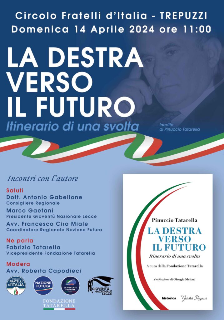 Presentazione del libro “La destra verso il futuro” a Trepuzzi