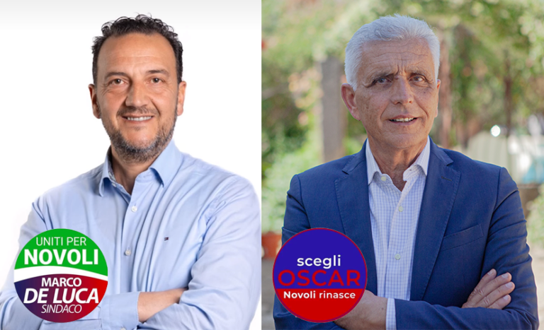 Scelti i candidati e le liste per le Elezioni Amministrative di Novoli: due proposte, una sfida