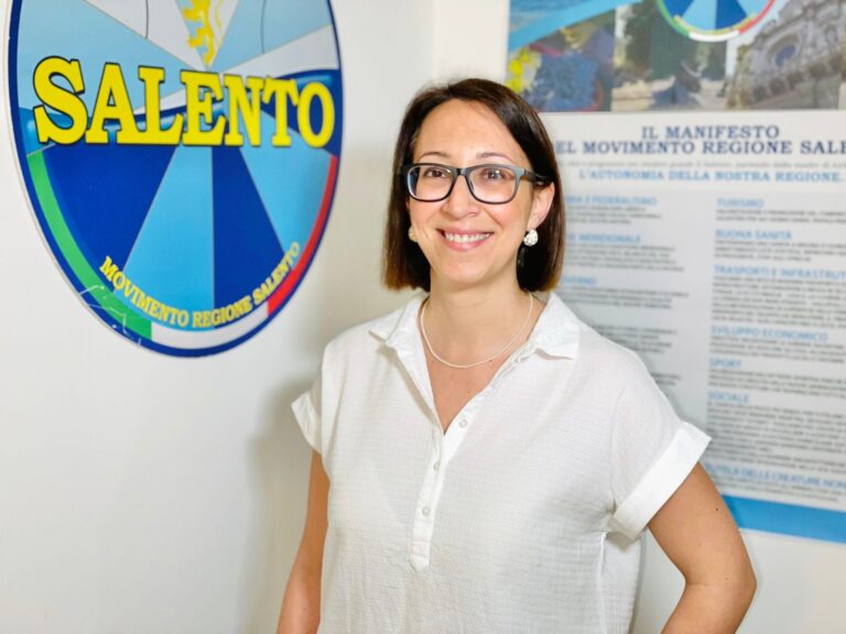 Serena Gigante aderisce al Movimento Regione Salento