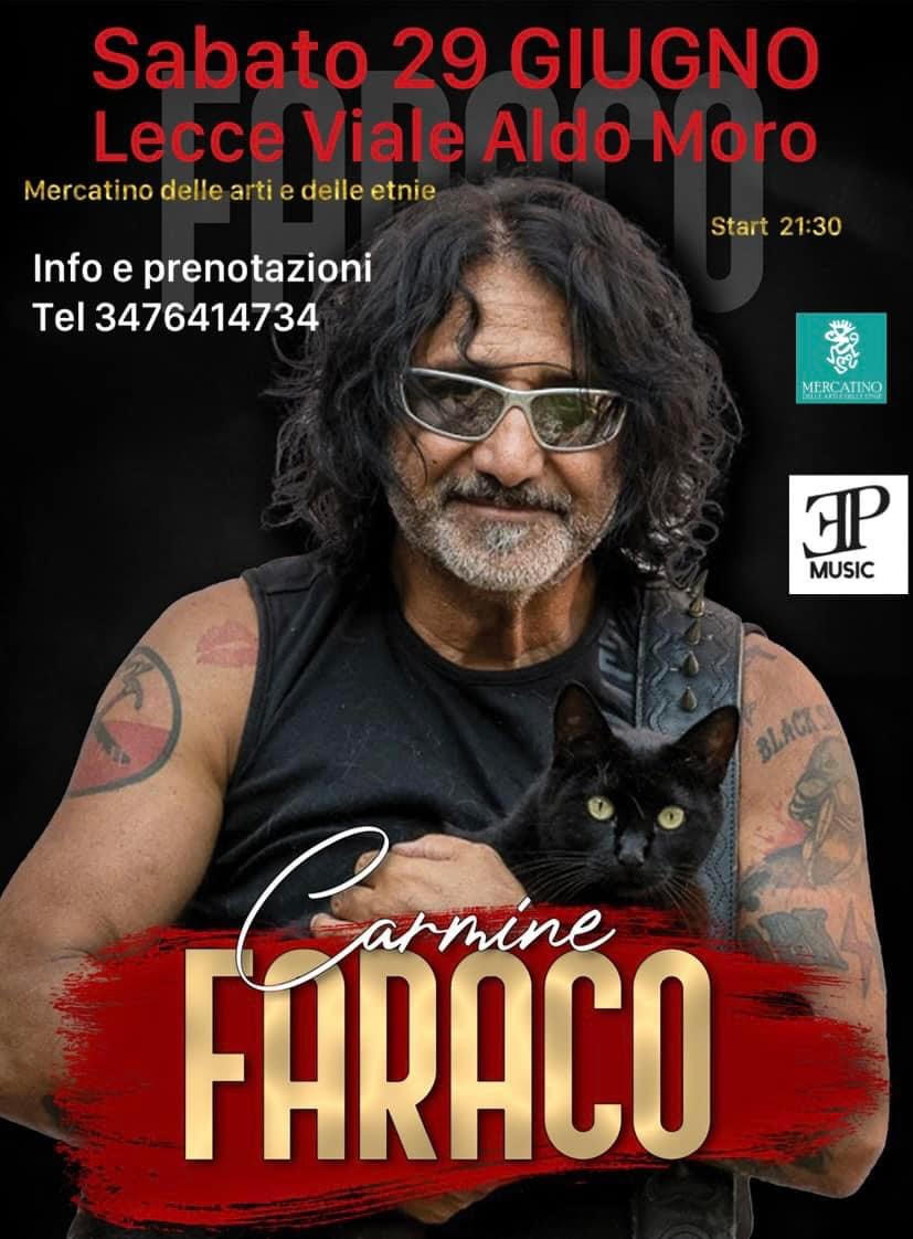 CARMINE FARACO DI SCENA AL MERCATINO MULTIETNICO PER UNA SERATA ALL’INSEGNA DELLA COMICITÀ