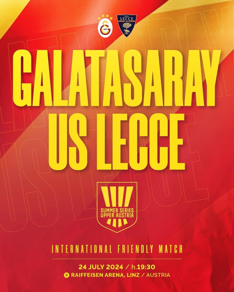 Lecce, amichevole internazionale con il Galatasaray