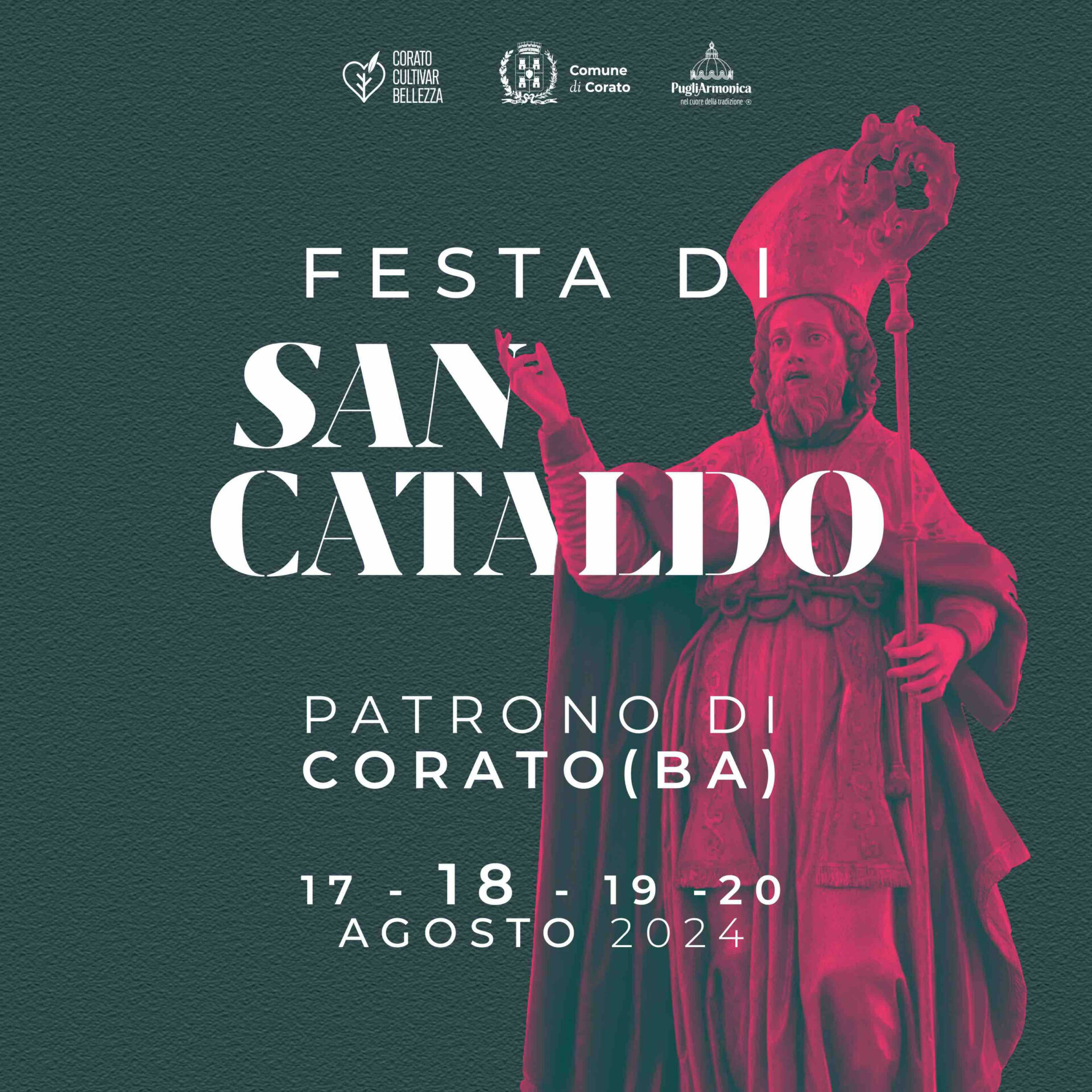 Presentata questa mattina a Corato (Ba) la FESTA DI SAN CATALDO in programma dal 17 al 20 agosto