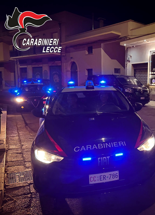 CARABINIERI OPERAZIONI SALENTO