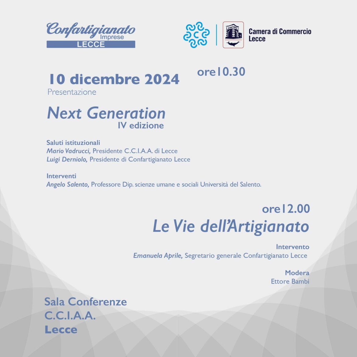 Next Generation Salento IV Edizione 10 dicembre 2024