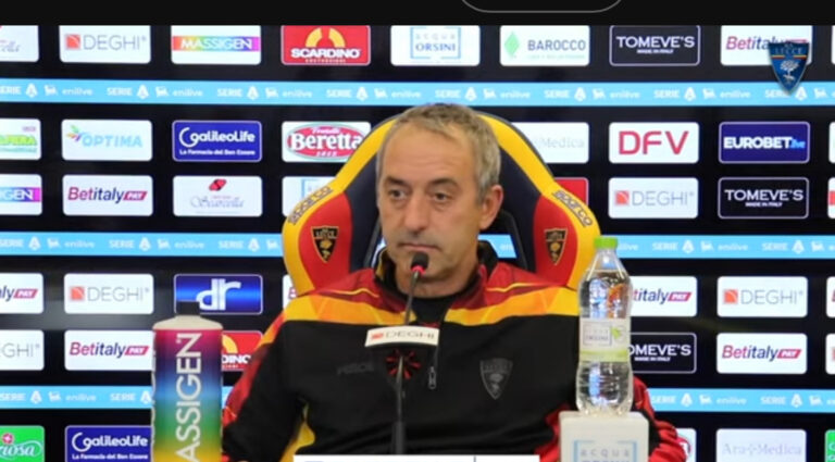 Post match Cagliari-Lecce, Giampaolo: “Dobbiamo avere più autostima. Assenze? Pesano, ma andiamo avanti”