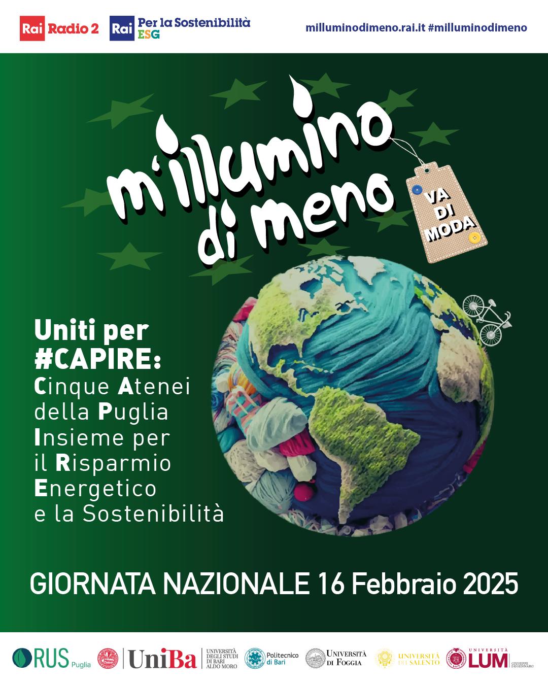 M’illumino di meno 2025