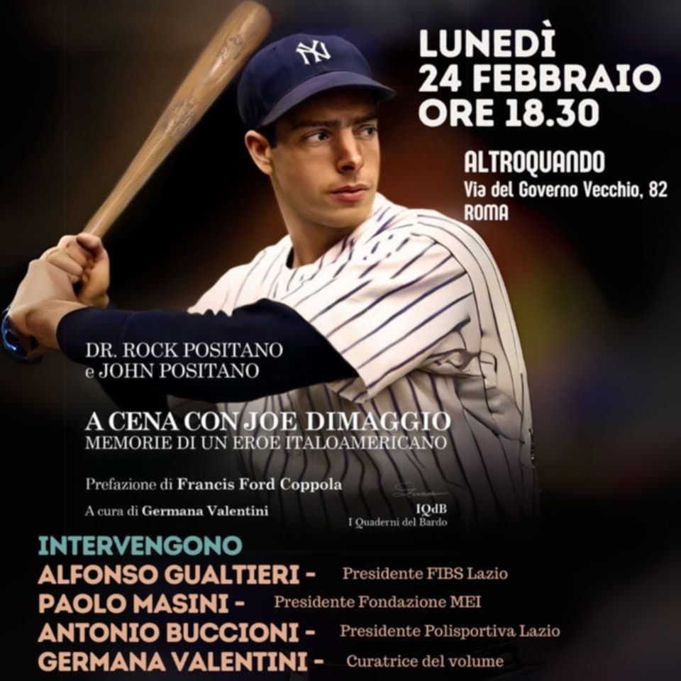 A cena con Joe DiMaggio