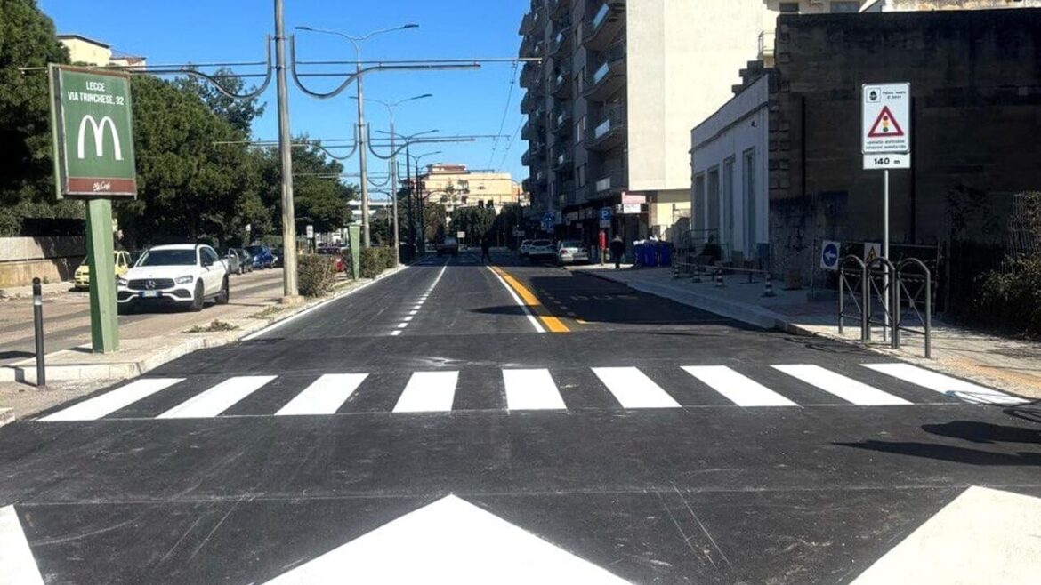 LECCE Riapre viale Rossini