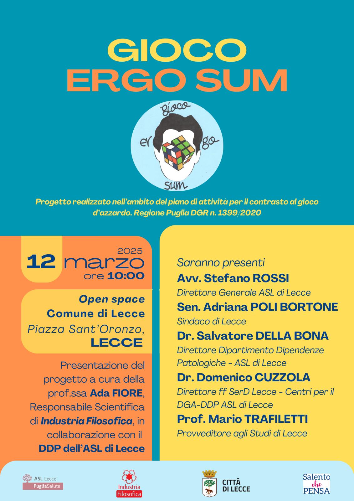 Progetto “Gioco ergo sum”