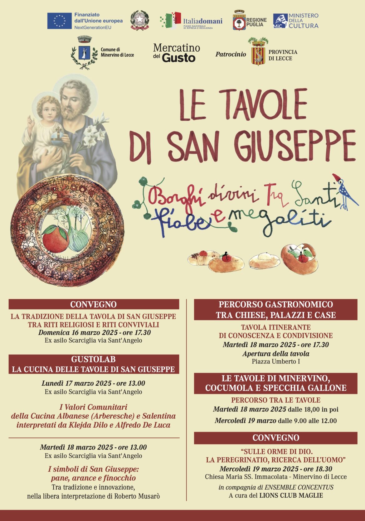 TAVOLE DI SAN GIUSEPPE, CONVEGNO   SUI RITI DEDICATI AL SANTO