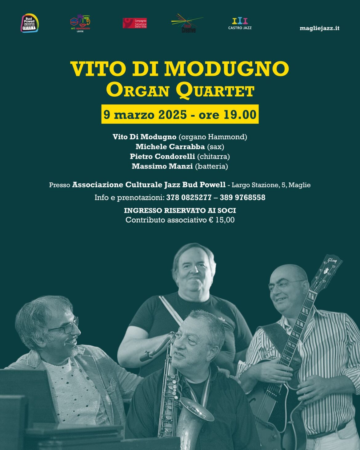 “EVENTI 2025”, A MAGLIE VITO DI MODUGNO   E LA SUA BAND