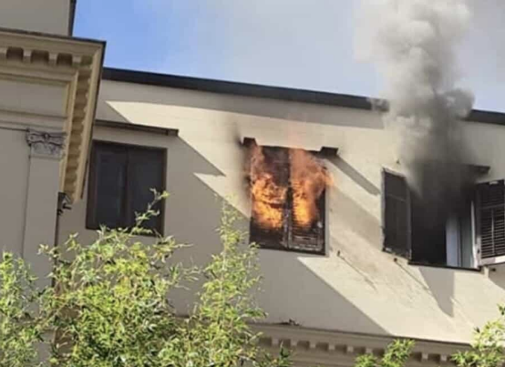 Palermo, incendio in casa ex sottosegretario Cardinale